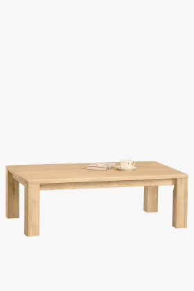 Modern tölgyfa dohányzóasztal téglalap alakú 120x75 cm